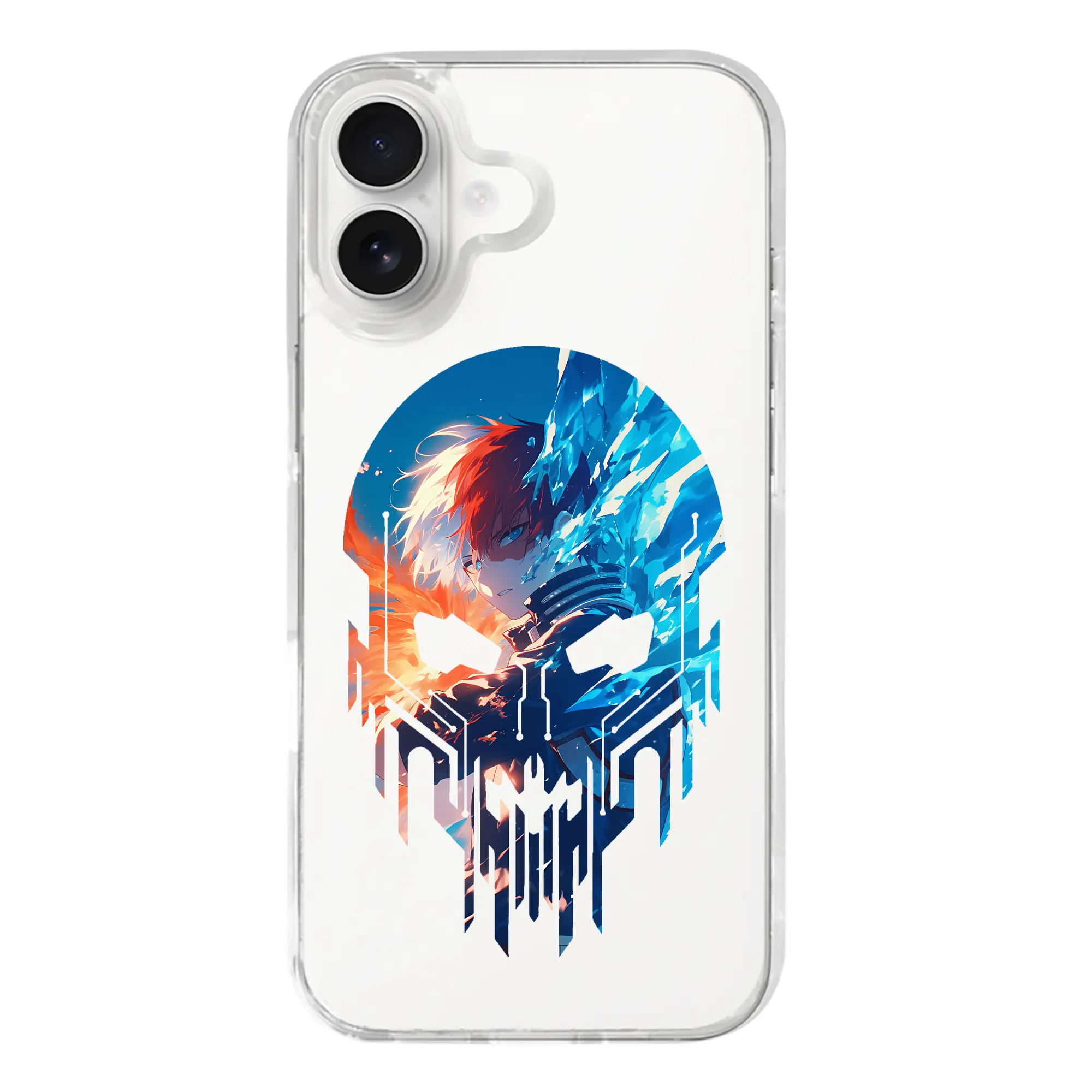 僕のヒーローアカデミア グッズ,轟焦凍 - iPhone 17シリーズ 透明スマホケース – 薄型・耐衝撃・精密フィット保護カバー